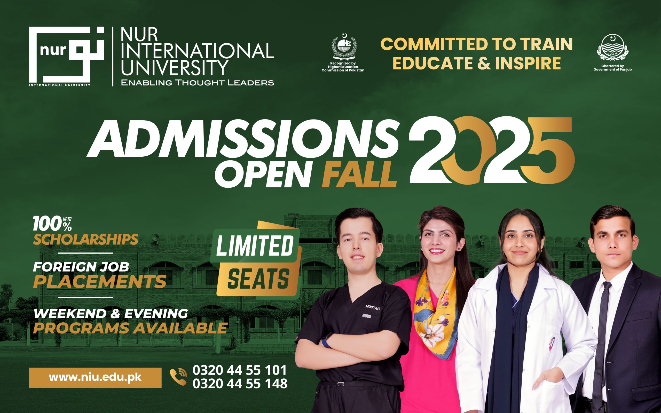 NIU Admission Fall 2025